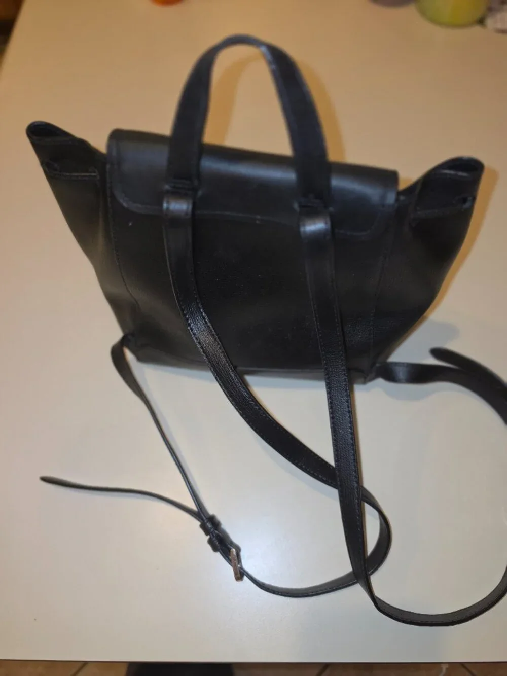 Kate Spade New York Black Leather Backpack